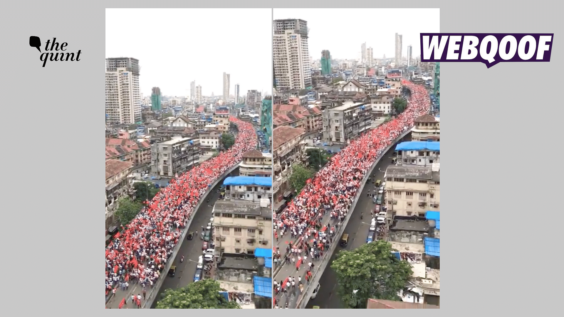 <div class="paragraphs"><p>The video dates back to 2017, when the Maratha Kranti Morcha took a rally demanding reservation and loan waivers for the Maratha community in Maharashtra.</p></div>