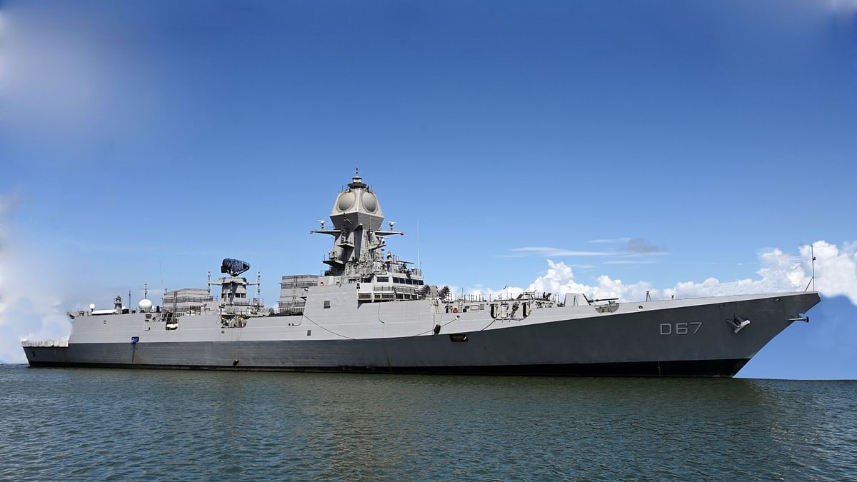 Made in India Guided Missile Destroyer INS Mormugao Commissioned Into Navy