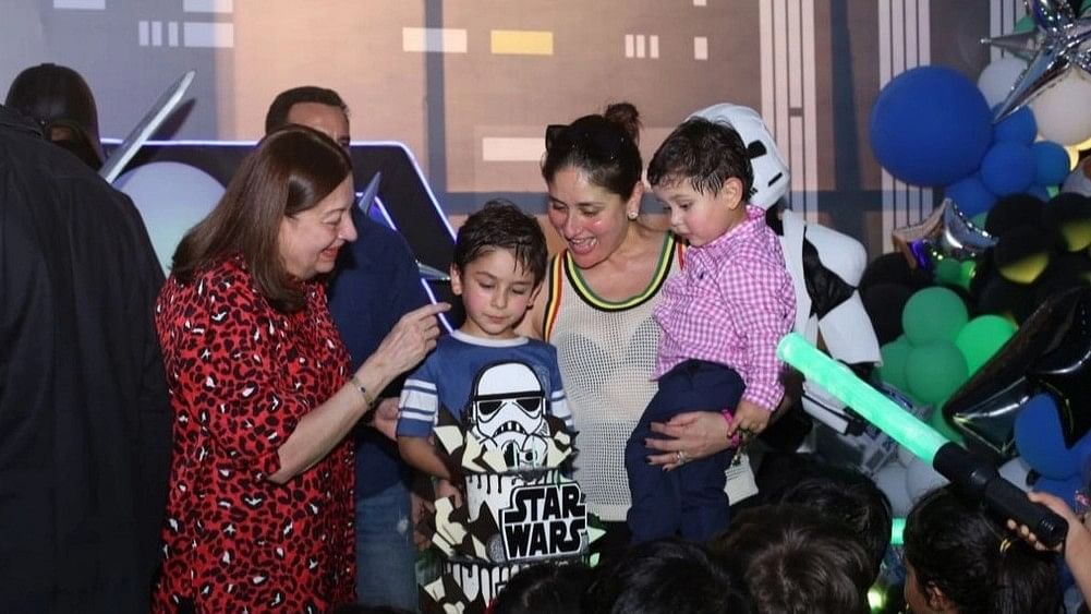 <div class="paragraphs"><p>Kareena Kapoor Khan throws a <em>Star Wars-</em>themed pre-birthday party for son Taimur.</p></div>