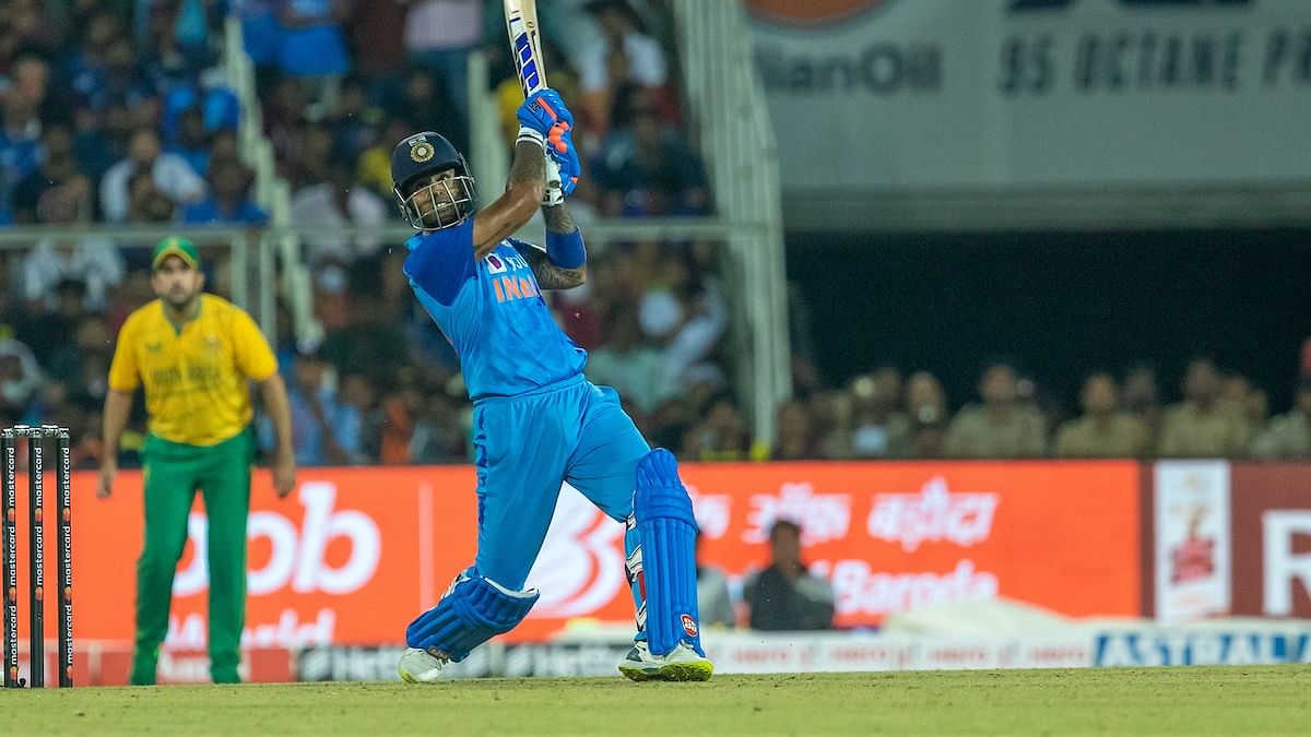 Suryakumar Yadav scored two centuries and nine-half centuries in T20I cricket in 2022.