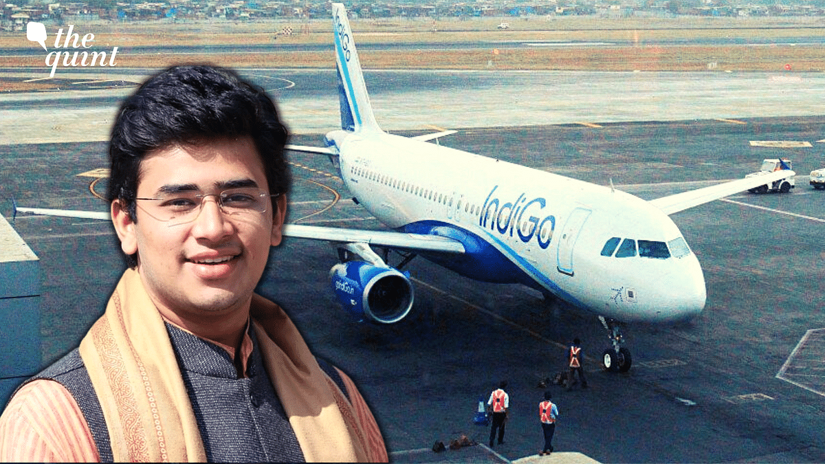 Indigo Flight Passengers Accuse BJP MP Tejasvi Surya of Unlocking Emergency Exit