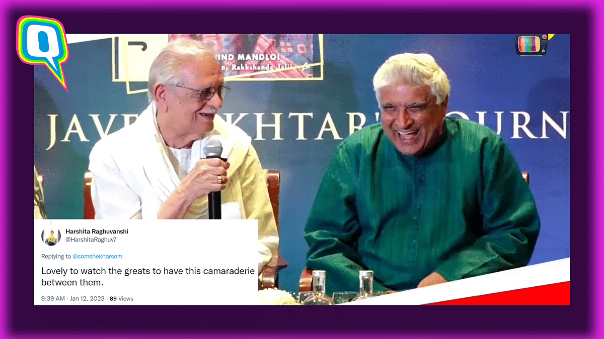 Viral Clip Of Gulzar Reciting Poetry For Javed Akhtar Will Steal Your Heart 