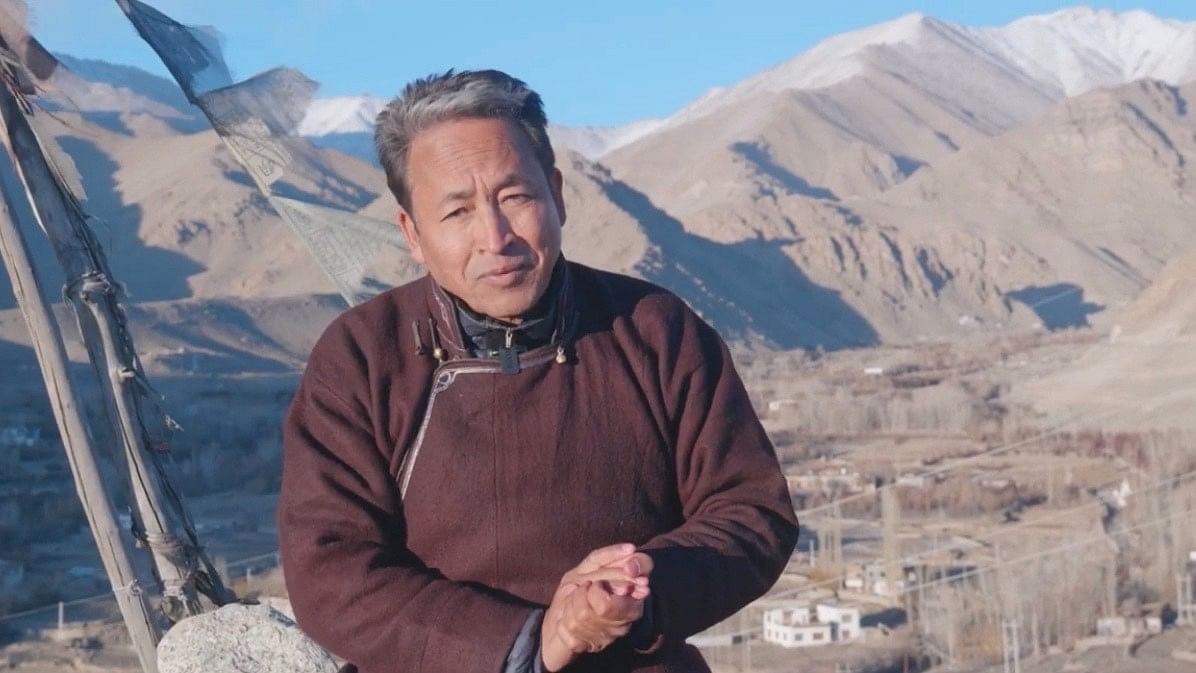 <div class="paragraphs"><p>Wangchuk, who is also referred to as the "real-life Phunsukh Wangdu - the character played by Aamir Khan in the film <em>3 Idiots</em>, appeal to PM Modi to participate in talks on Ladakh.&nbsp;</p></div>