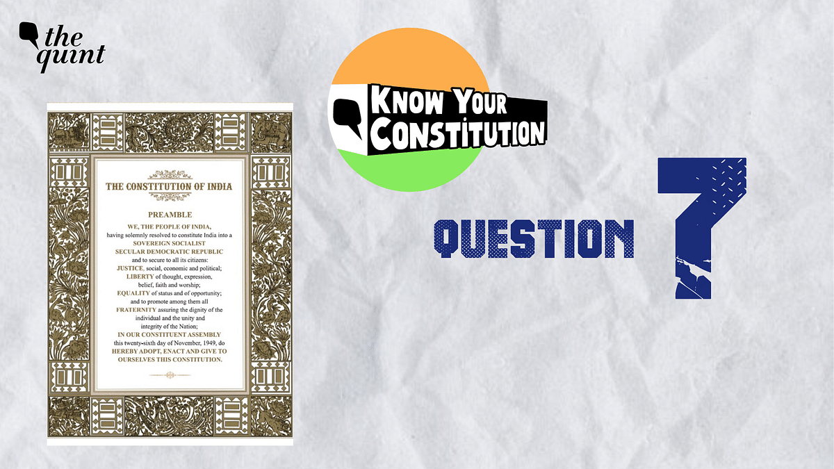 Quiz: Where Are The Original Copies of The Constitution of India Stored?