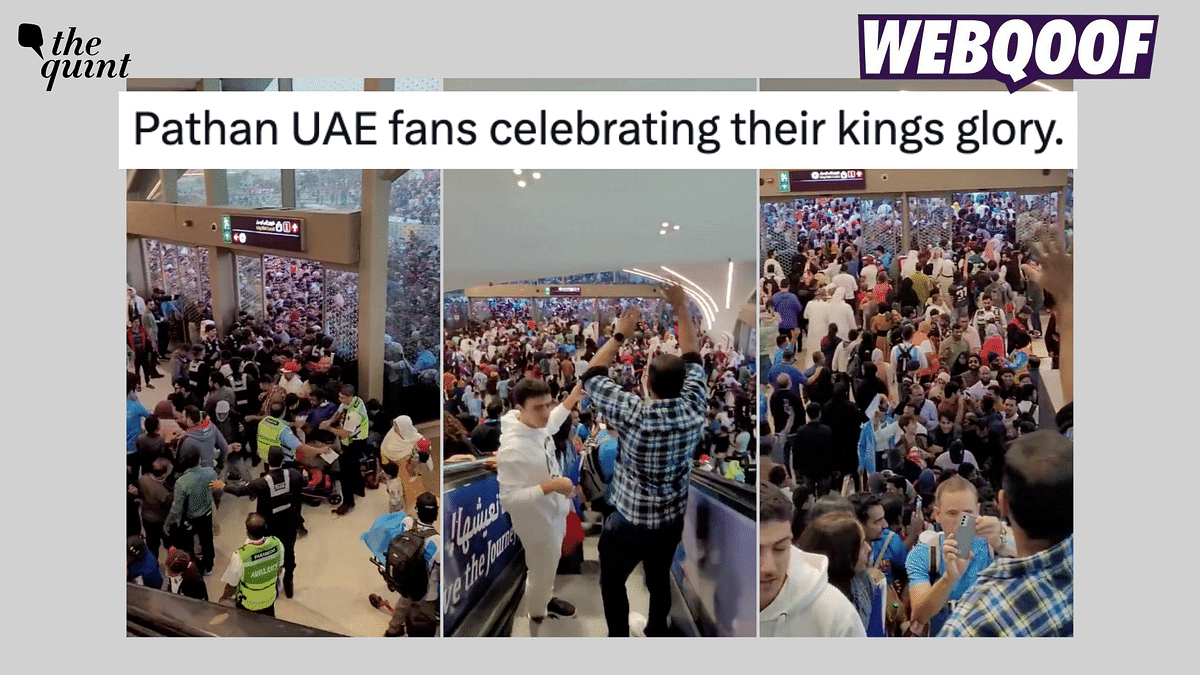 No, This Video Does Not Show a Massive Crowd Gathered in UAE to Watch Pathaan 