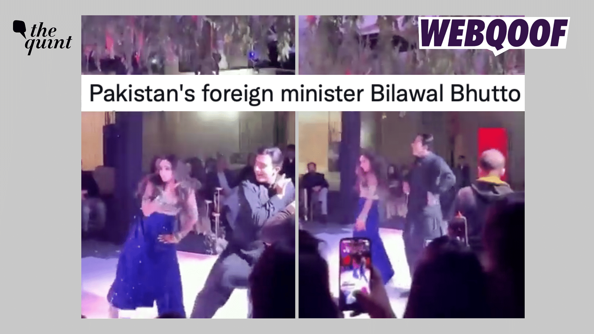 <div class="paragraphs"><p>The video shows one Inaya Khan dancing with a man identified as Mehroz Baig, and not Bilawal Bhutto Zardari.</p></div>