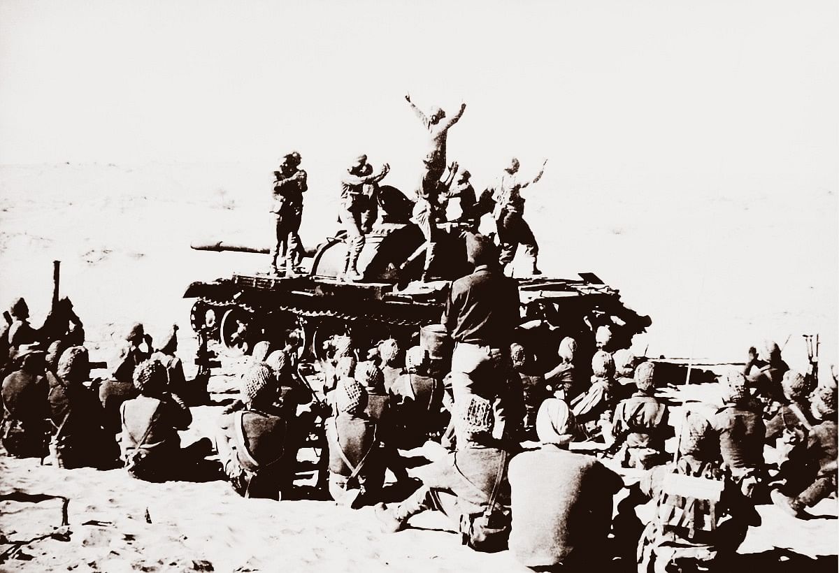 <div class="paragraphs"><p>Indian soldiers after victory in the Battle of Longewala&nbsp;</p></div>