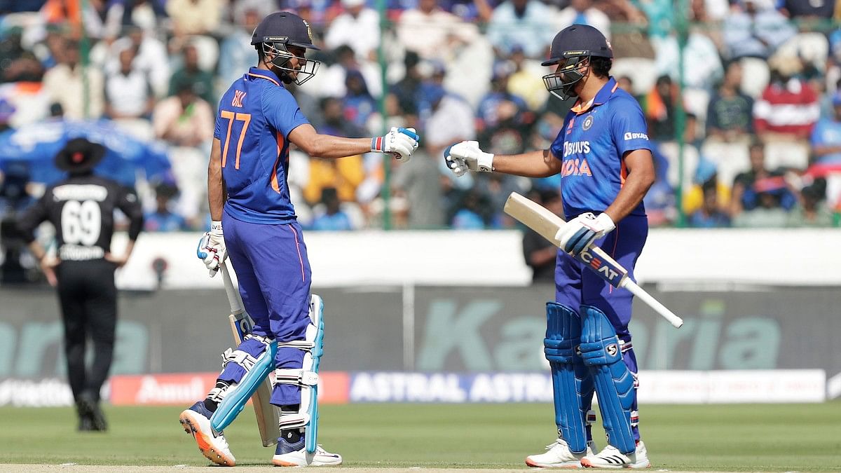 India vs New Zealand, 1st ODI Fantastic to Watch Gill Bat, Says Skipper Rohit Sharma