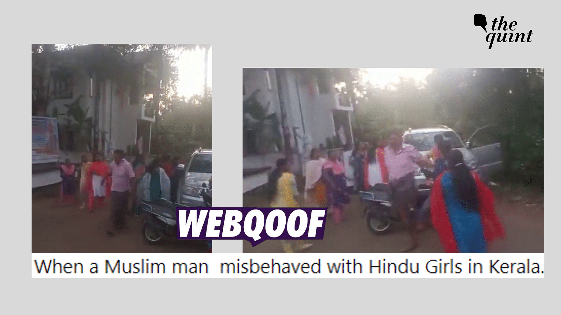 <div class="paragraphs"><p>Fact-Check: This video does not show Hindu women beating a Muslim man.</p></div>