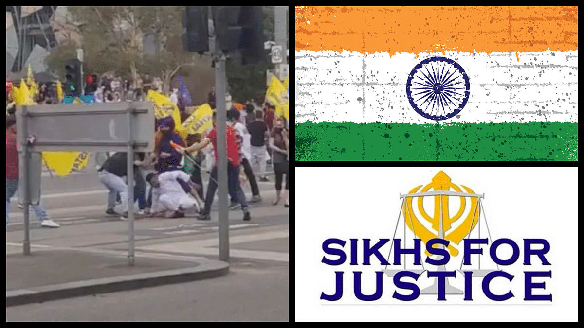 Khalistan Supporters, Pro-India Crowd Clash at SFJ Referendum Rally in Melbourne