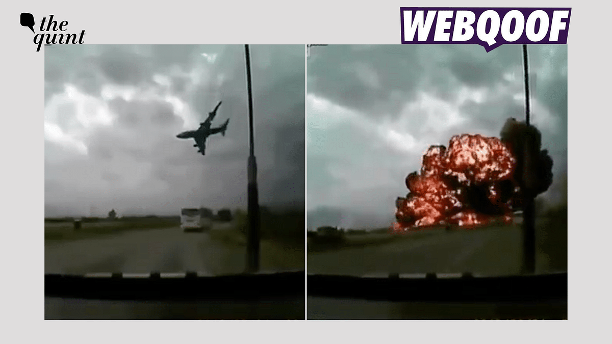 Fact-Check: Video of Plane Crashing in Front of Car Is Not From Nepal