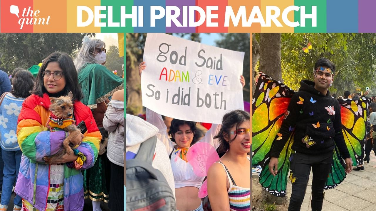 <div class="paragraphs"><p>Delhi's Queer Pride Parade kicked off at 2 pm on Sunday at Barakhamba Road.</p></div>