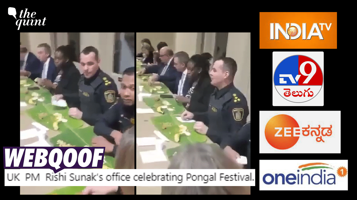 Media Outlets Share Unrelated Video as One of UK PM Rishi Sunak’s Pongal Feast