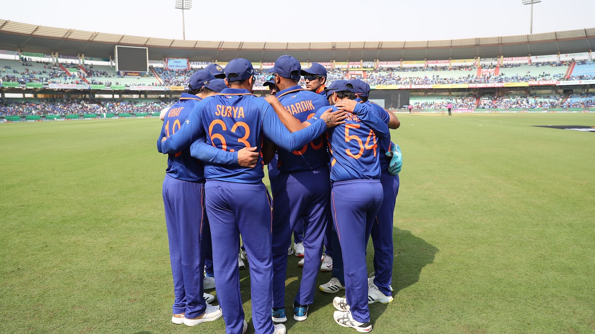 <div class="paragraphs"><p>Live photo updates from the second ODI between India and New Zealand being played in Raipur.</p></div>