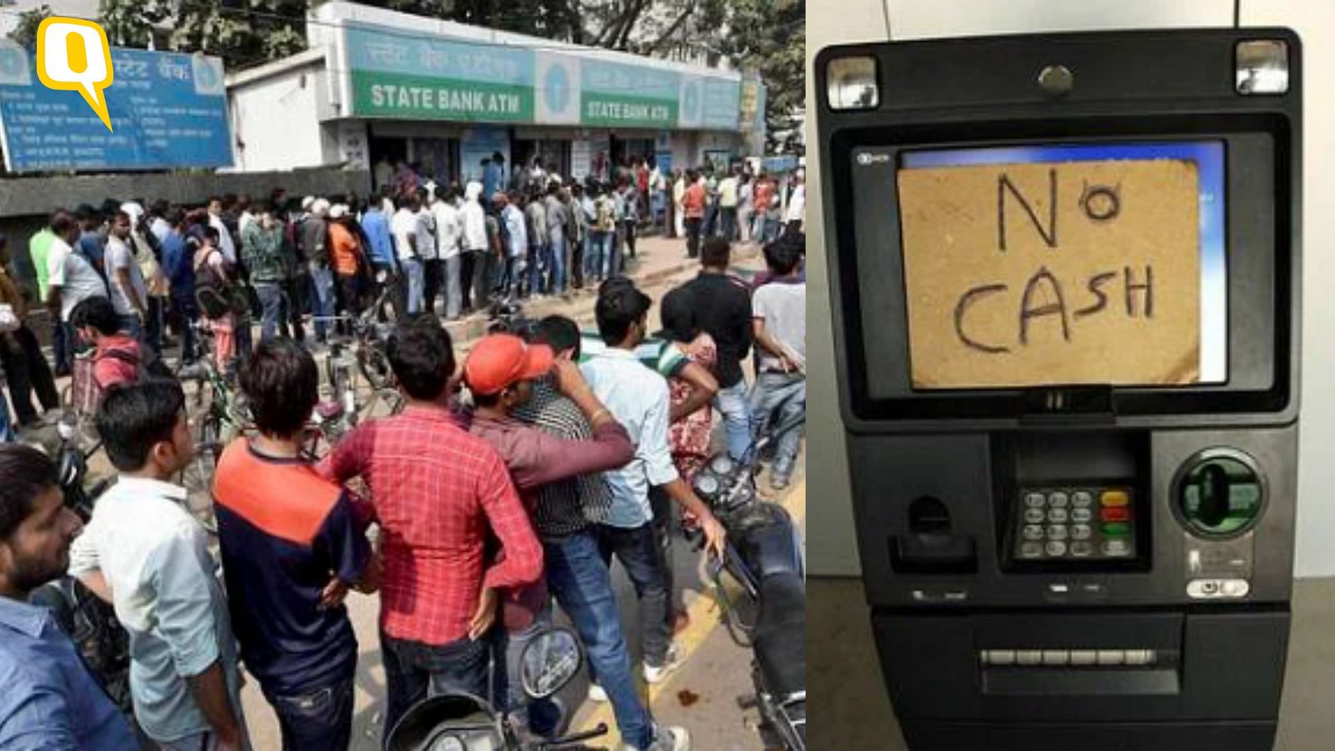 <div class="paragraphs"><p>Stills of&nbsp;People standing in long queues to access ATMs.</p></div>