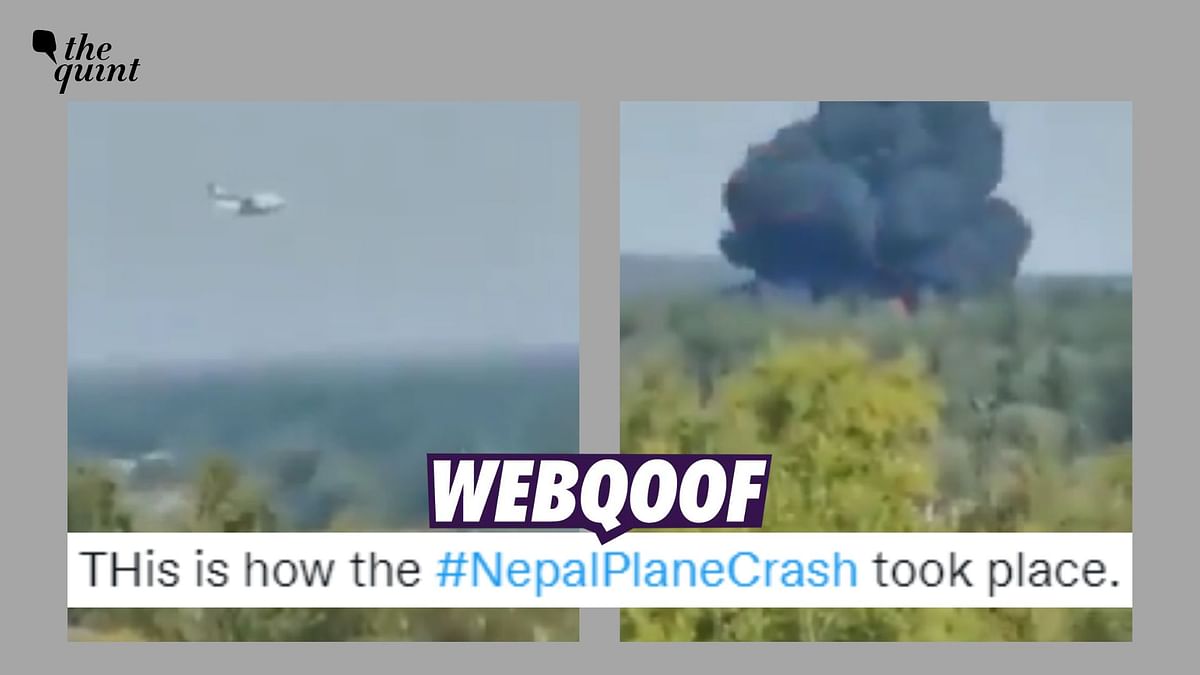 Old Video From Russia Passed Off as Recent Clip From Nepal Plane Crash