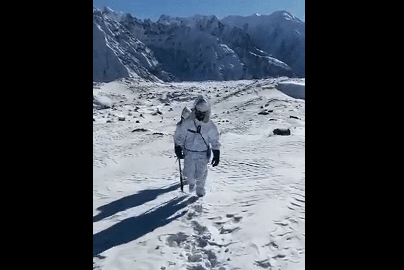 Captain Shiva Chouhan has been deployed at Kumar Post, Siachen, for a period of three months.