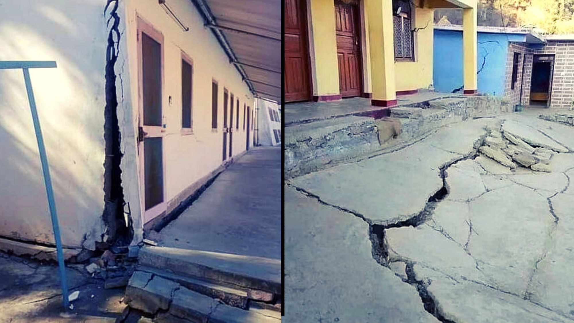 <div class="paragraphs"><p>Cracks in buildings in Joshimath.</p></div>