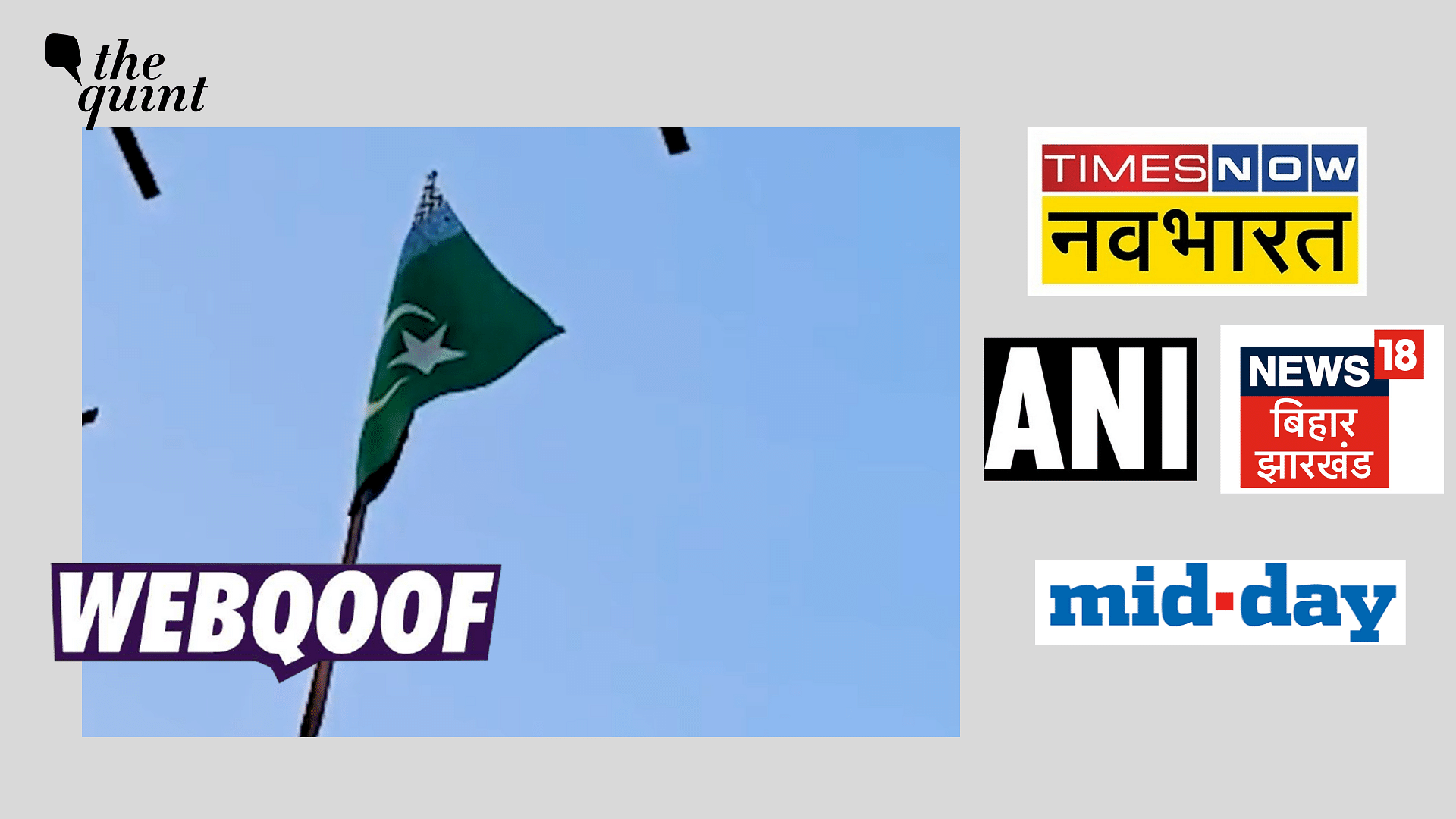 <div class="paragraphs"><p>Fact-Check: Several news organisations incorrectly reported that a Pakistan flag was hoisted in Bihar's Purnea.&nbsp;</p></div>
