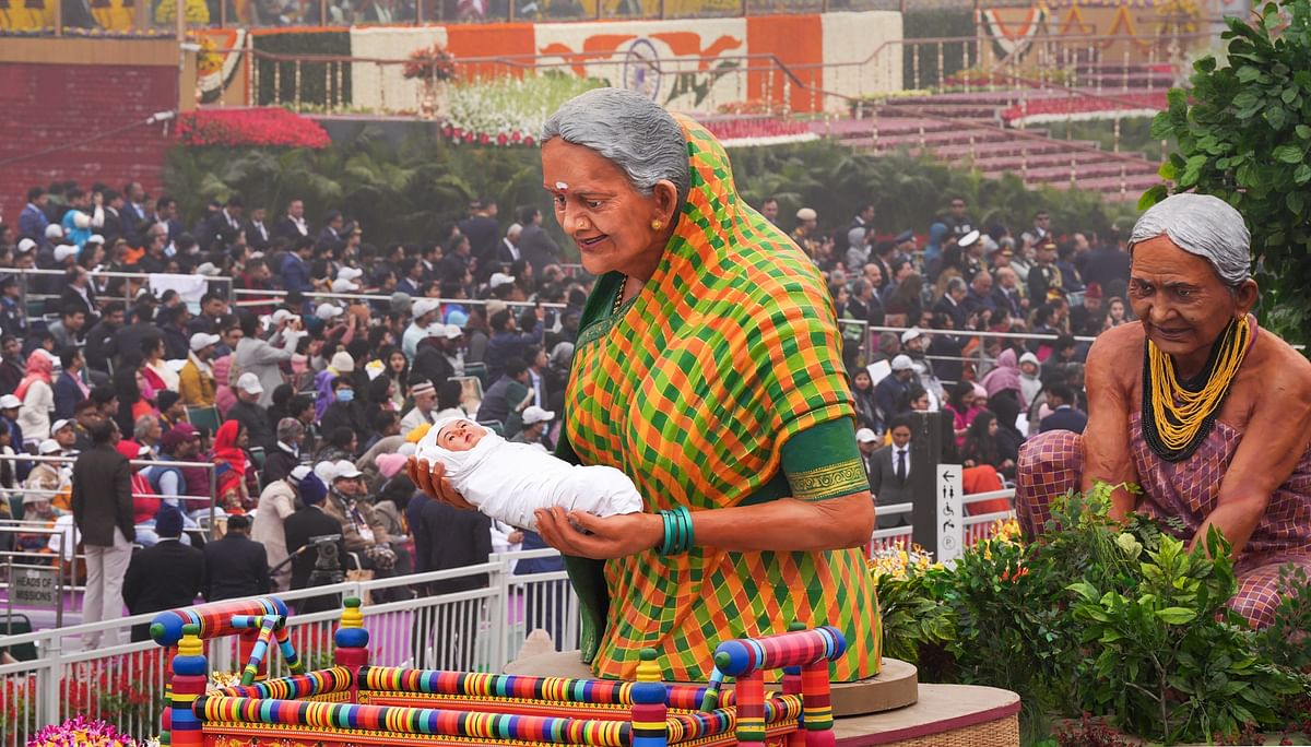 In Photos: Tableaux Displaying 'Nari Shakti' During Republic Day Celebrations