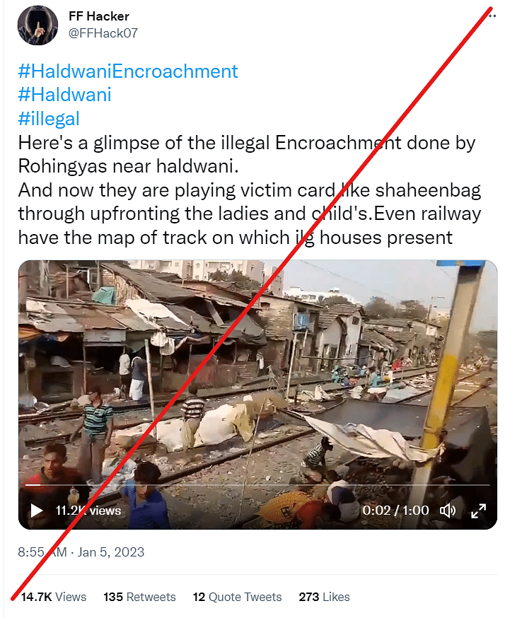 This video could be traced back to 2017 and it shows a slum located in West Bengal's Kolkata.