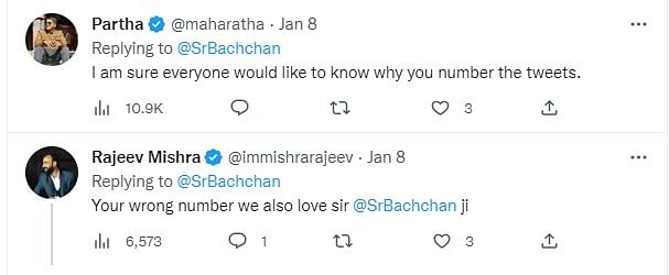 Big B is known for being an avid Twitter user.