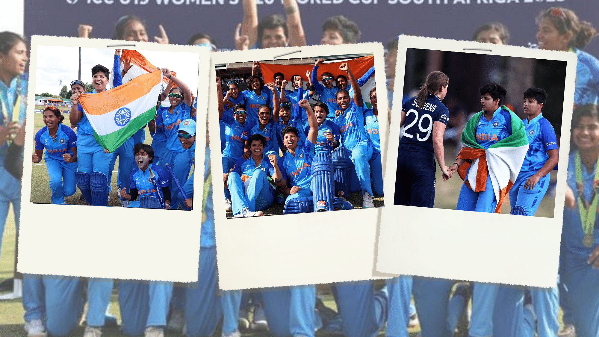 <div class="paragraphs"><p>The Indian team won the inaugural Under-19 Women's World Cup title.</p></div>