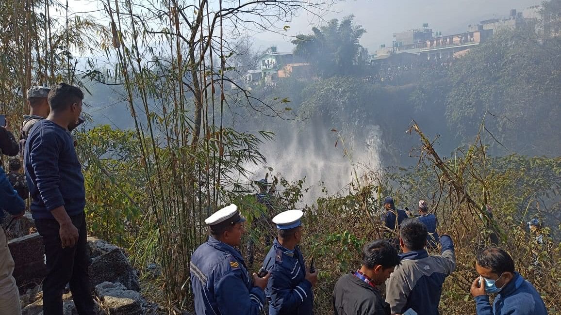 <div class="paragraphs"><p>A Yeti Airlines passenger plane with 72 people onboard crashed while landing, in Pokhara, on&nbsp;Sunday, 15 January.</p></div>