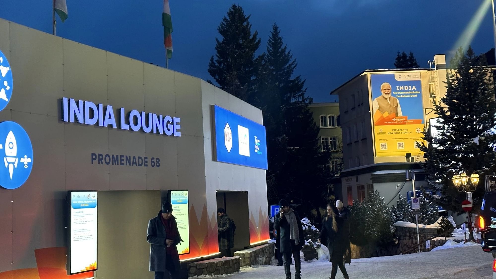 <div class="paragraphs"><p>India Lounge for the World Economic Forum Annual Meeting 2023, in Davos.&nbsp;</p></div>