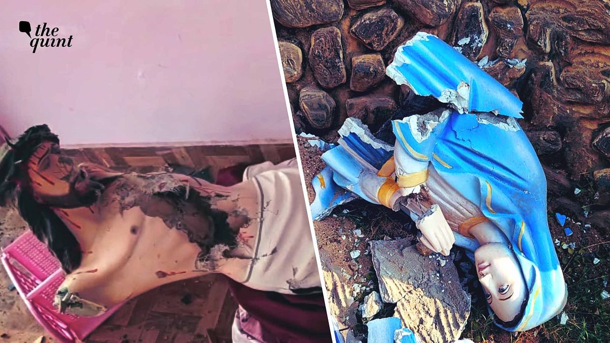 'Forced Conversion' Row: Mob Vandalises Church, Damages Statues in Chhattisgarh