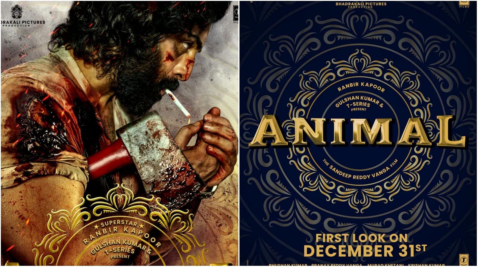Animal' First Look: Armed With an Axe, Ranbir Kapoor Looks Rugged in the  Poster