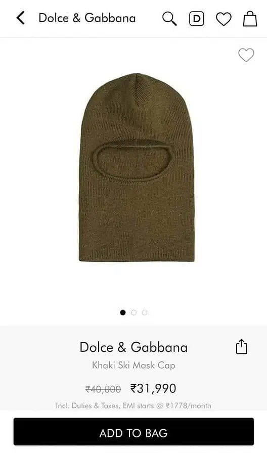 Dolce & Gabanna Is Selling Monkey Caps For ₹32,000 And Desi Twitter Is  Losing It