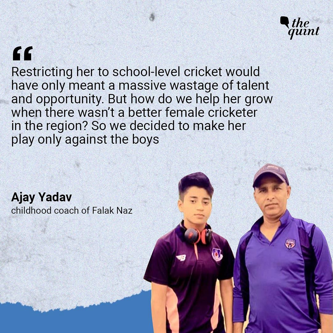 Falak Naz, the prodigious pacer of the India U19 women's team, is living the dream of a family of seven members.