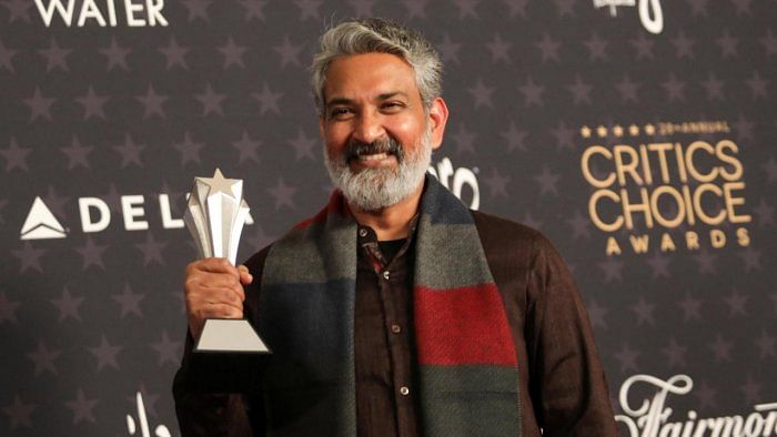 Critics Choice Awards: Rajamouli Thanks the Women in His Life In Award Speech