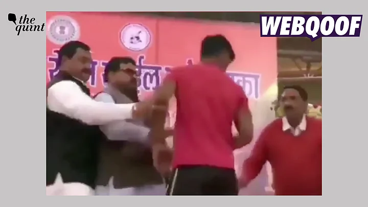 This Is an Old Video of Brij Bhushan Sharan Slapping a Wrestler