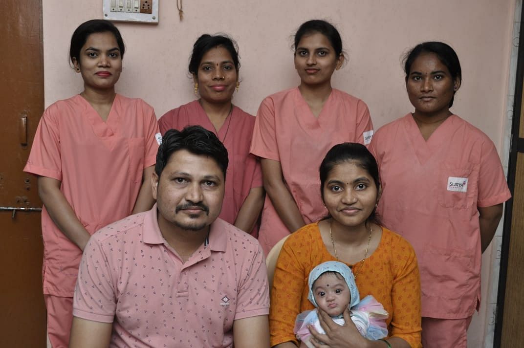 Anjali is now a healthy six-month-old baby, weighing 2.13 kilogram. But her journey was unlike any other baby.
