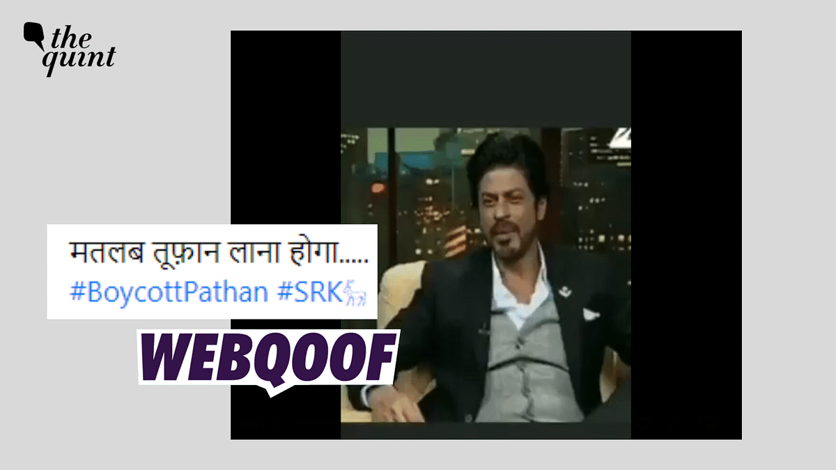 Old Interview of Shah Rukh Khan Linked to His Upcoming Movie Pathaan