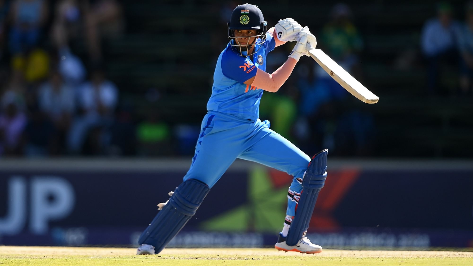 <div class="paragraphs"><p>ICC Women’s U19 T20 World Cup 2023: Shafali Verma played a captain's knock of 78 runs from 34 deliveries.</p></div>