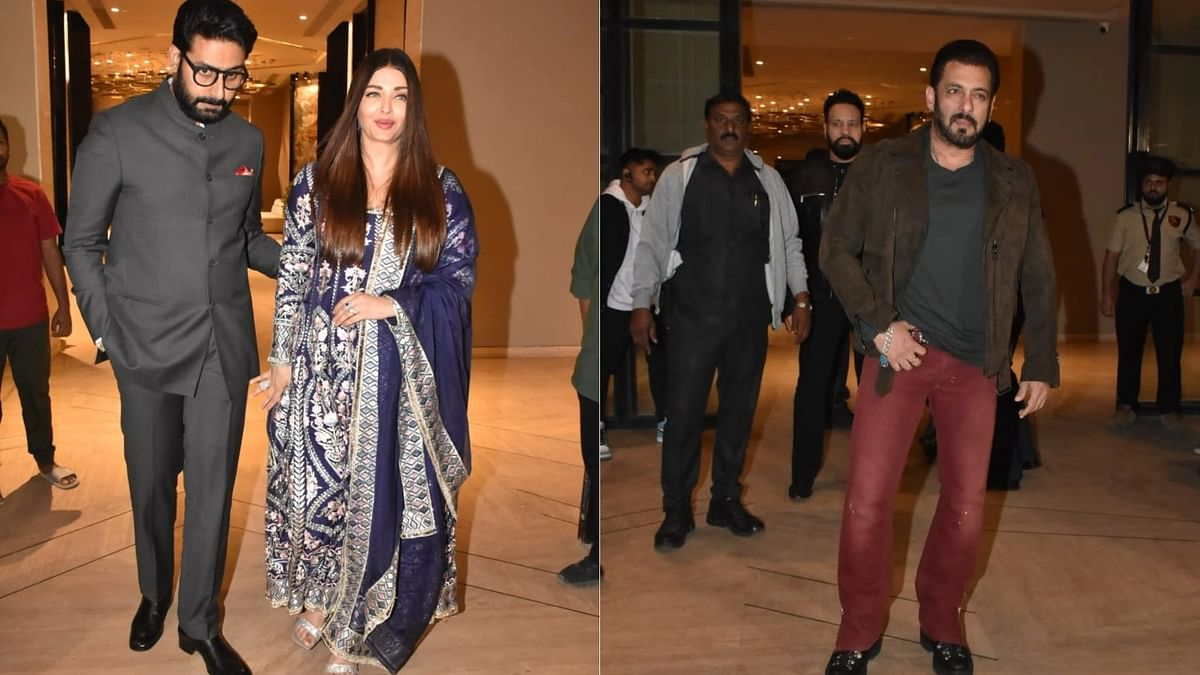 In Pics: Salman Khan, Aishwarya Rai & Others Attend Subhash Ghai's Birthday Bash