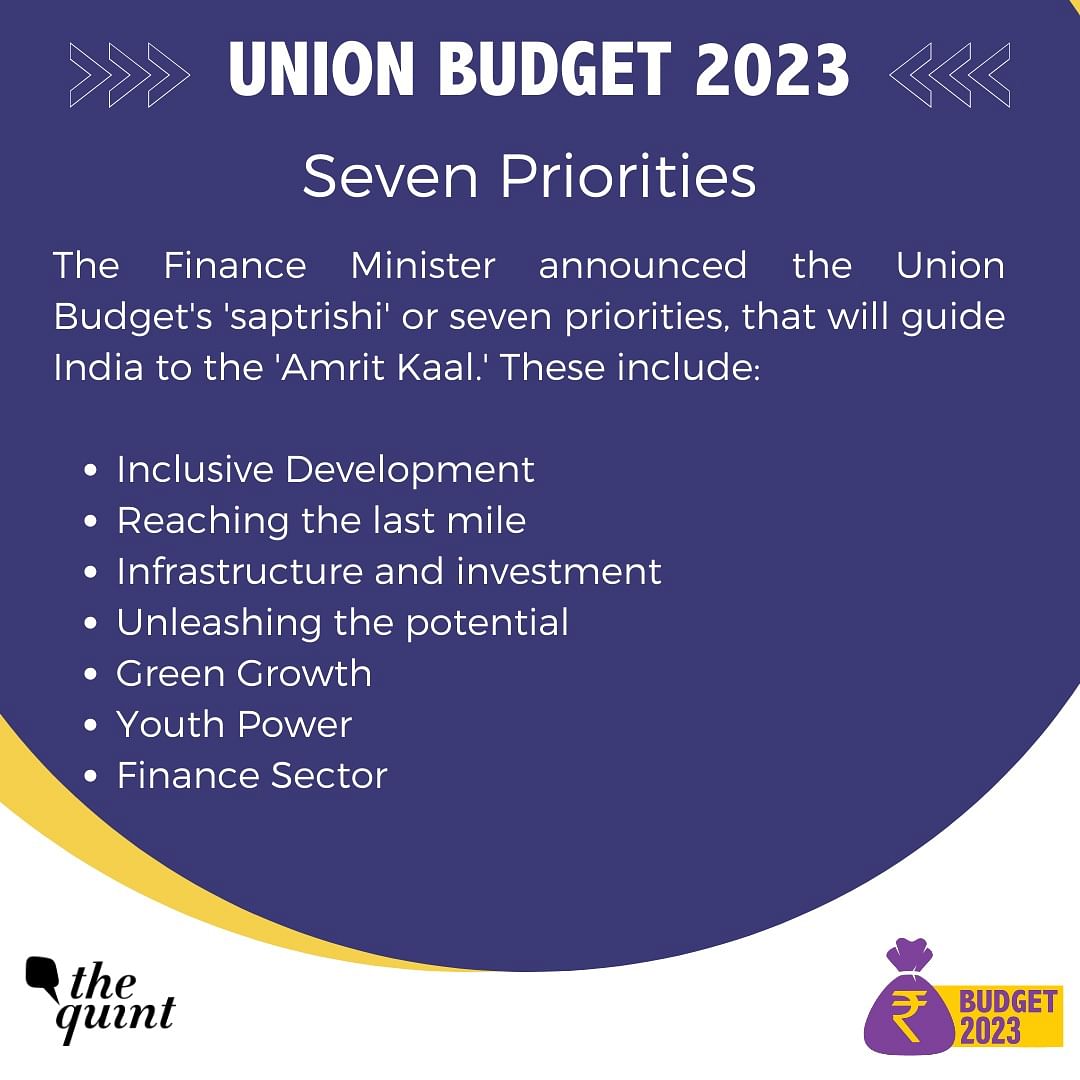 Catch all live updates of the Union Budget 2023 presentation here.