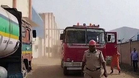 <div class="paragraphs"><p>According to the police, the workers had entered a large oil container in the oil factory at Peddapuram to clean it but suffocated and fell unconscious.</p></div>