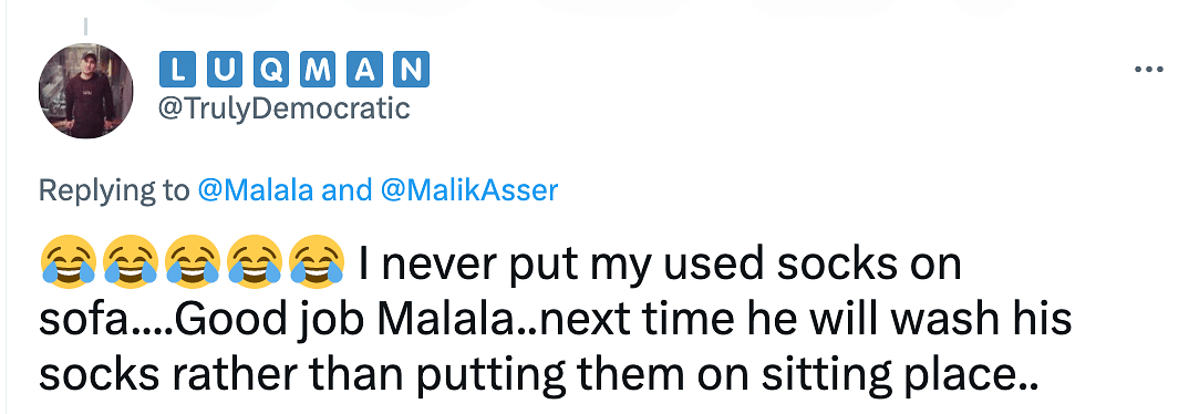"Wait, you have the same problems the rest of us do??", commented a user on Malala's post. 
