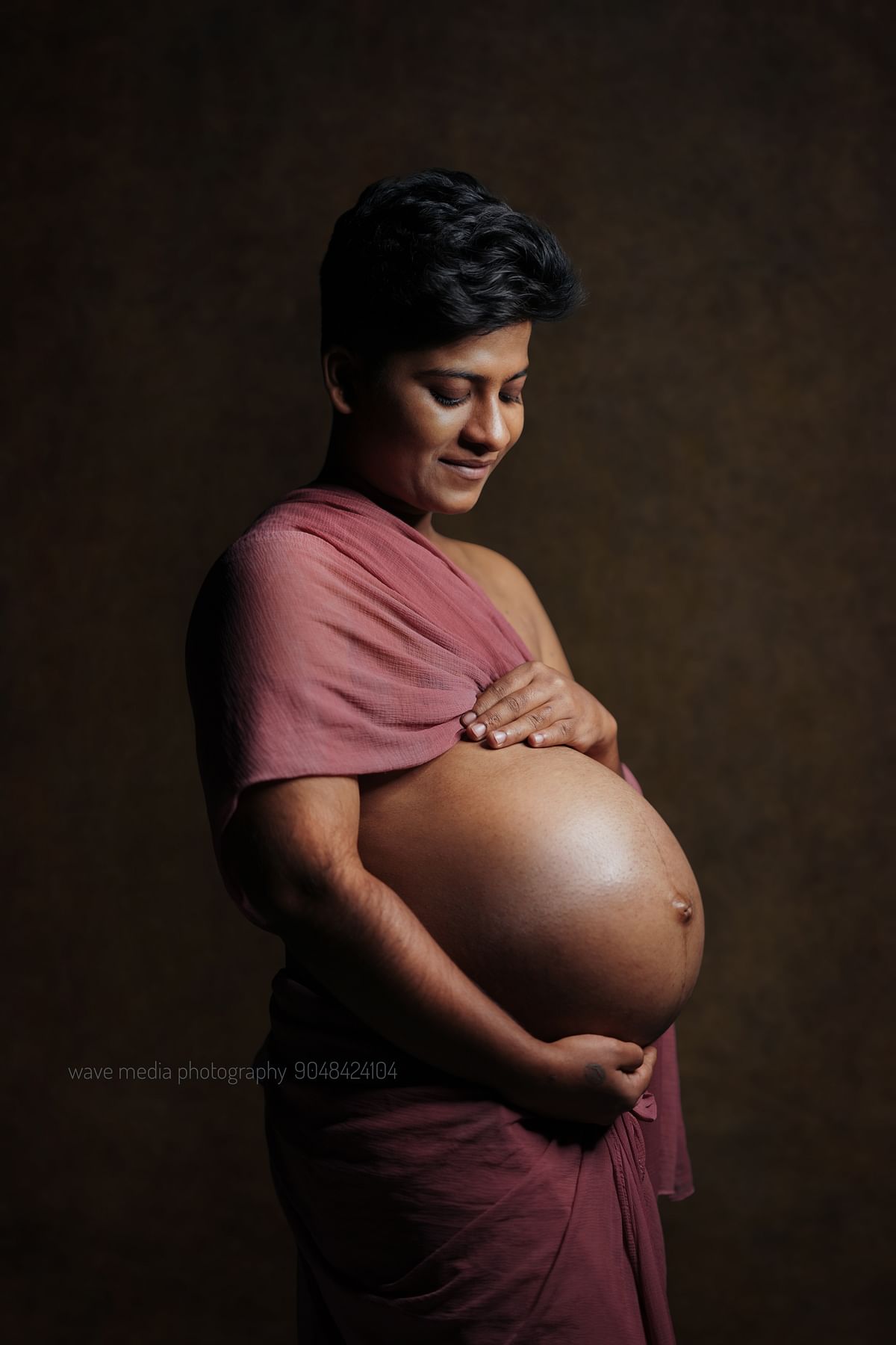 As someone who struggled with being labelled a woman all his life, the decision to be pregnant took a toll on Zahad.