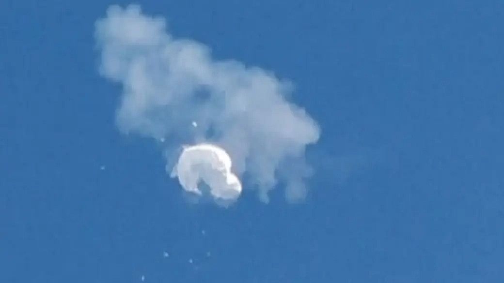 US Shoots Down Chinese 'Spy' Balloon, Beijing Calls It an 'Overreaction'