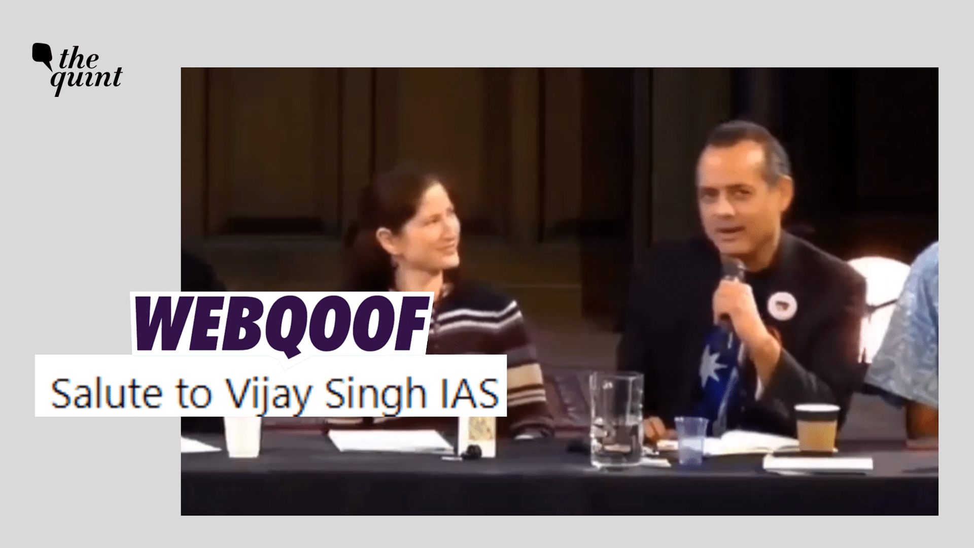 <div class="paragraphs"><p>Fact-Check: The person in the video criticising the British is not an IAS officer.&nbsp;</p></div>