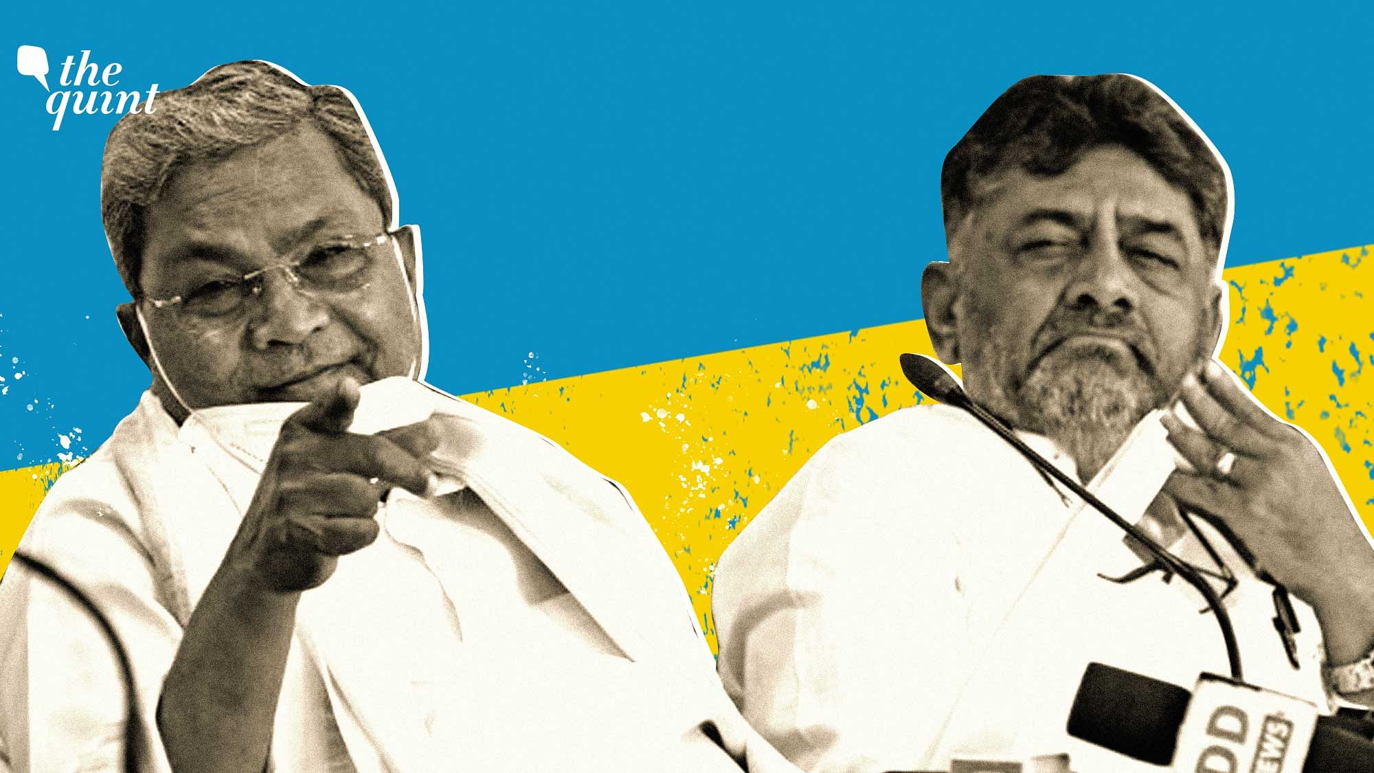 <div class="paragraphs"><p>Both Karnataka Congress President DK Shivakumar and the state's Leader of Opposition Siddaramaiah seem to have reached a consensus amid rumours of rivalry.&nbsp;&nbsp;</p></div>
