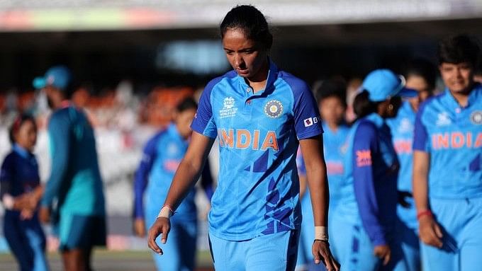 <div class="paragraphs"><p>ICC Women's T20 World Cup 2023: Indian skipper Harmanpreet Kaur lost her wicket to an unfortunate run out in the semi-final against Australia.</p></div>