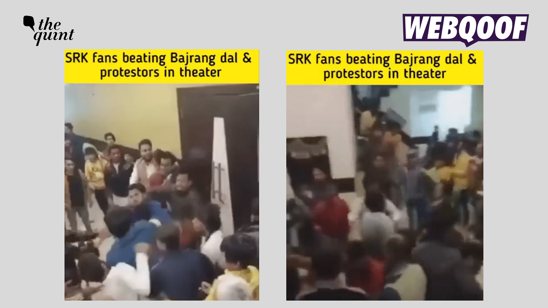 <div class="paragraphs"><p>Fact-Check: This video shows people fighting over cold drinks in Amroha outside a cinema hall after watching Pathaan. </p></div>