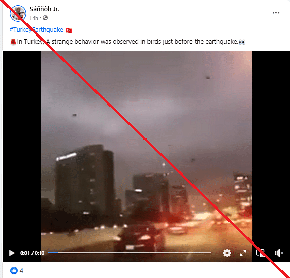 The video could be traced back to January 2017 and is from Houston, US.