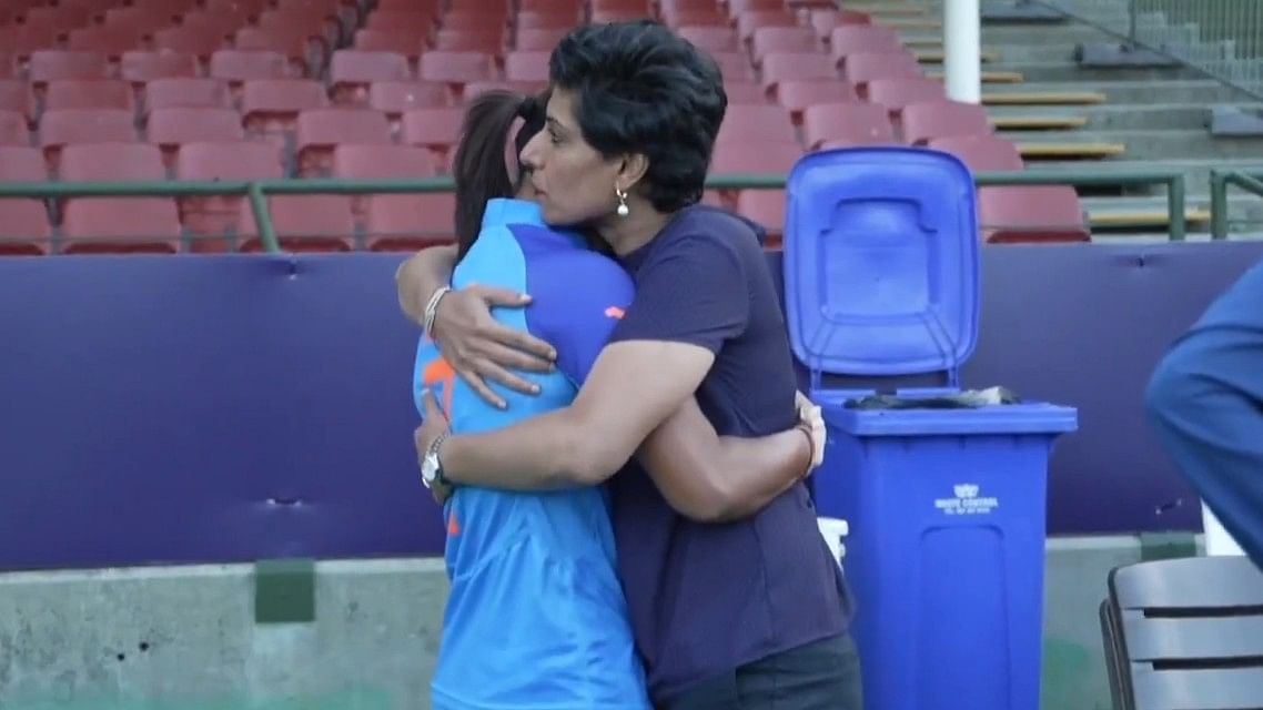 <div class="paragraphs"><p>ICC Women's T20 World Cup 2023: Anjum Chopra consoled Indian skipper, Harmanpreet Kaur, after a heartbreaking 5-run defeat in the semi-final against Australia.</p></div>